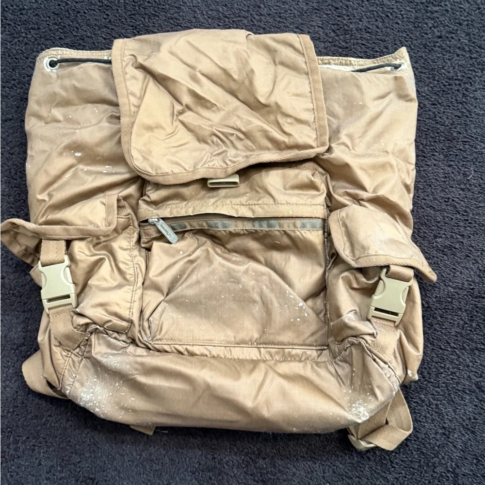 Lesportsac gold voyager backpack